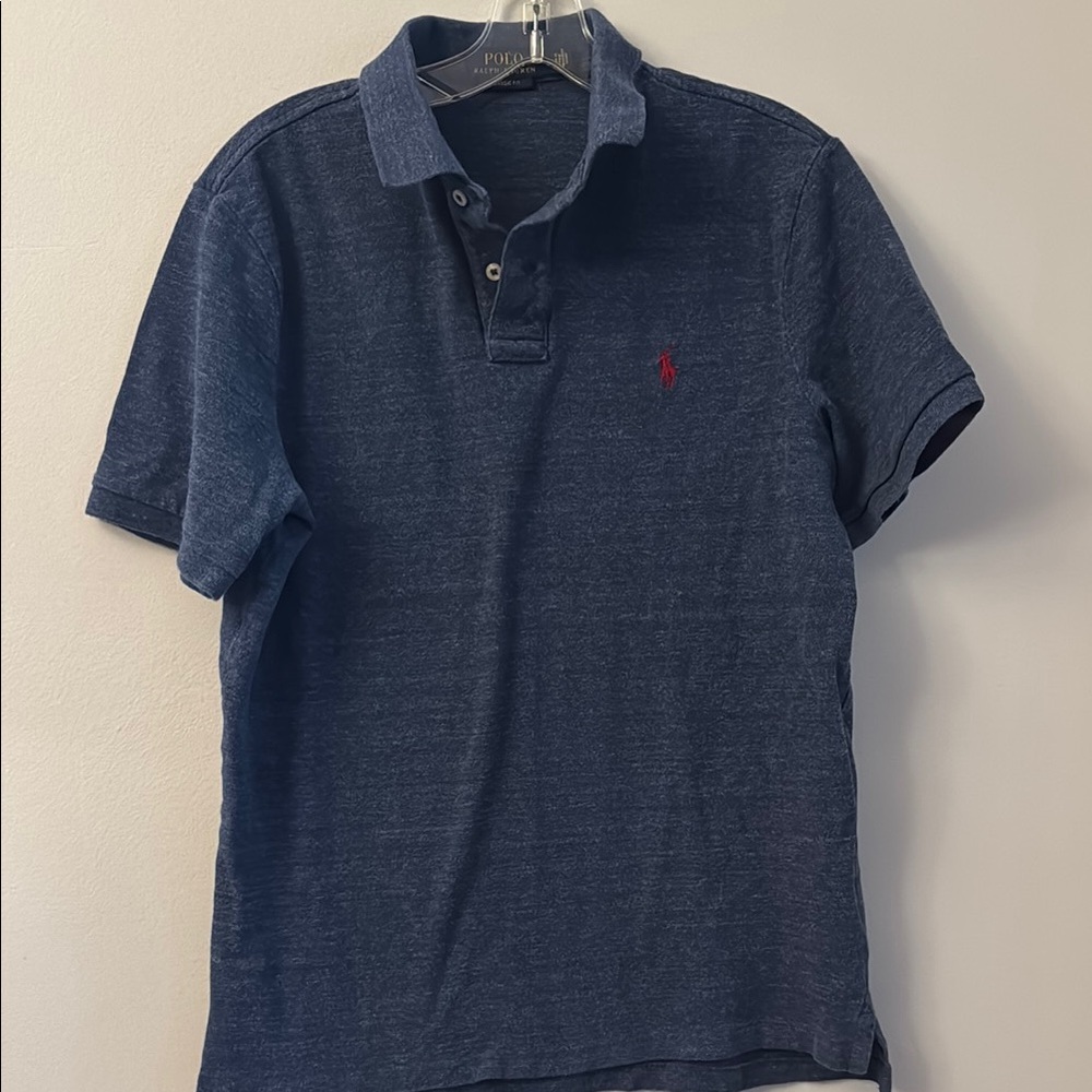 Polo by Ralph Lauren Men's Blue Polo Shirt